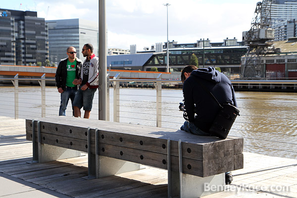 Yarra River shooting porn scenes in Melbourne Australia